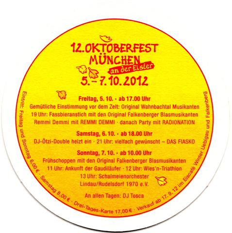 münchen m-by hof rund 4a (215-12 oktoberfest 2012-gelbrot)
